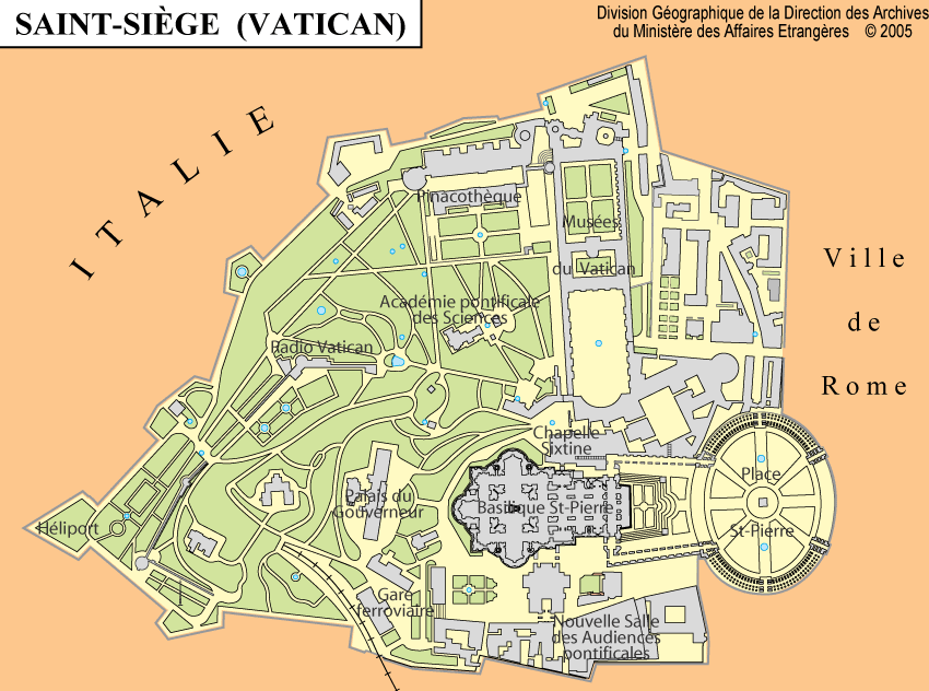  carte du Vatican